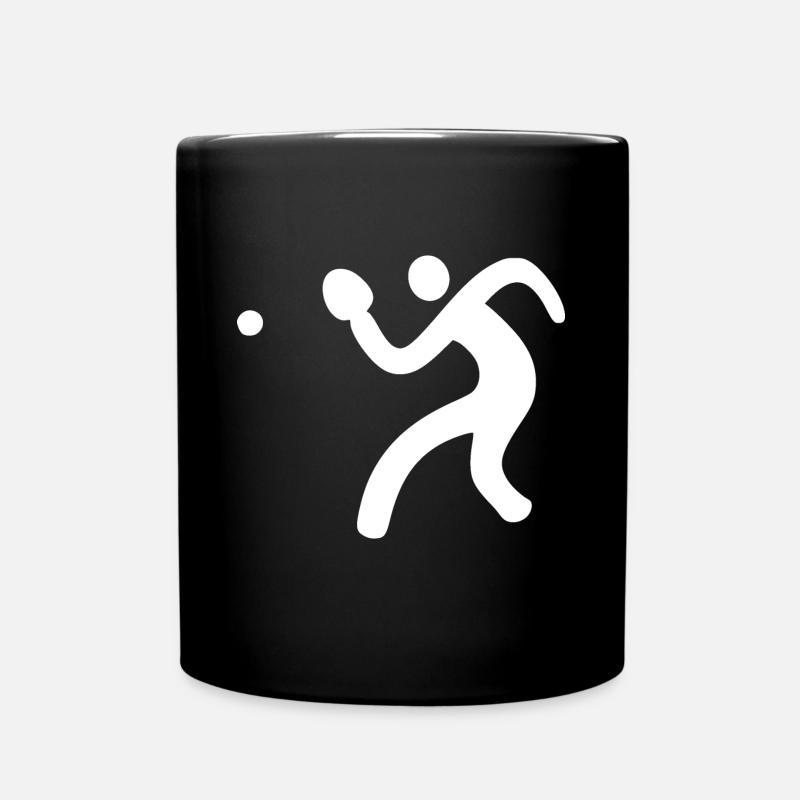 Joueur de ping-pong joueur de ping-pong - Mug uni - noir