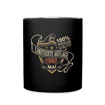 Birthday Anniversary Limited Edition May 1962 - Full Colour Mug - black - Front