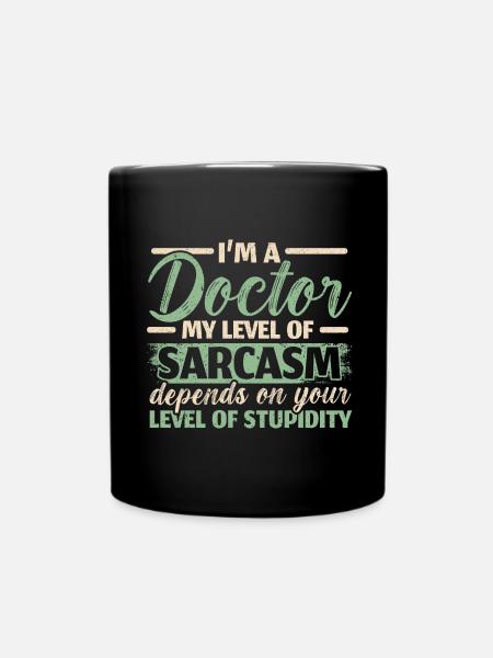 Je suis un médecin chirurgien médical Stetho - Mug uni - noir