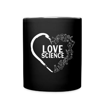 Chemie Biochemie - Tasse einfarbig - Schwarz - Vorne