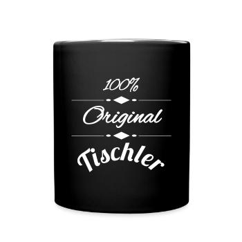 Tischler - Tasse einfarbig - Schwarz - Vorne