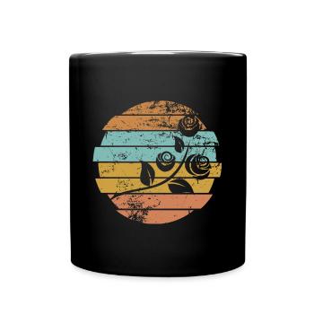 Rose - Mug uni - noir - Devant