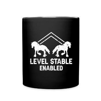 Conception Clydesdale pour clydesdale Riders - Mug uni - noir - Devant