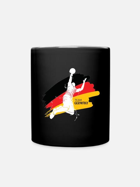 Équipe d’Allemagne | | de basket-ball Tournoi - Mug uni - noir
