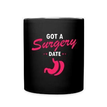 Gastric Bypass and Gastric Bypass Operation Design - Full Colour Mug - black - Front
