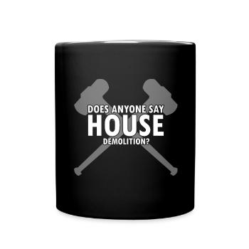 Conception de démolition et de rénovation de maisons - Mug uni - noir - Devant