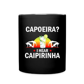 Arts martiaux brésiliens pour instruments de capoeira - Mug uni - noir - Devant