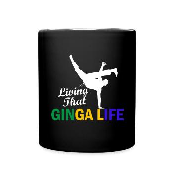 Dicton de danse afro-brésilienne pour la Capoeira - Mug uni - noir - Devant