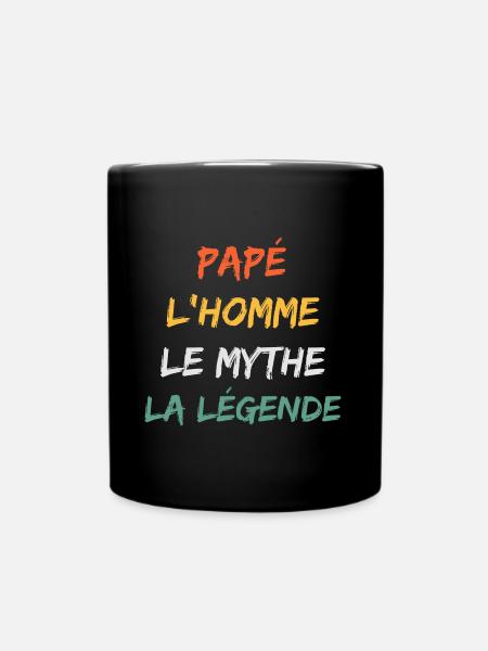 papé - Mug uni - noir