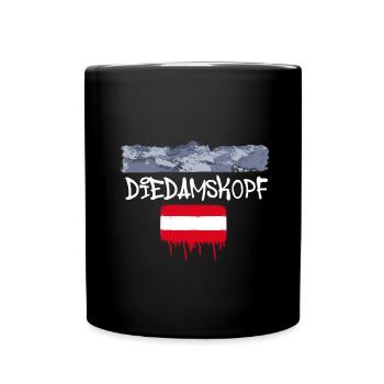 diedamskopf,mountain,mountains,austria,ski area,skiing - Full Colour Mug - black - Front