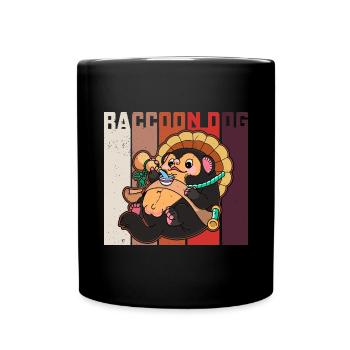 Raccoon Dog Raccoon Dog Enok Japon - Mug uni - noir - Devant