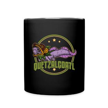 Quetzalcoatl Axolotl Mexique Divinité Aztèque - Mug uni - noir - Devant