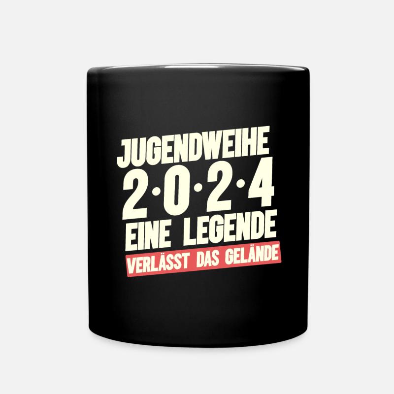 Jugendweihe 2024 Eine Legende Verlässt Das Gelände - Tasse einfarbig - Schwarz