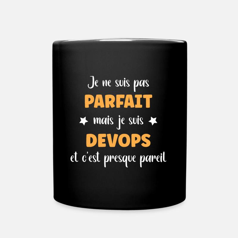 devops - Mug uni - noir