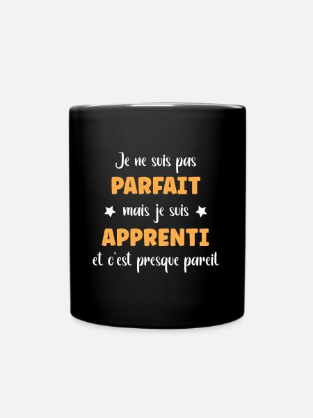 apprenti - Mug uni - noir