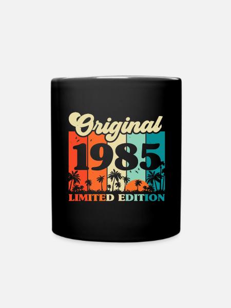 1985 Vintage Vintage Retro Cadeau d’anniversaire - Mug uni - noir
