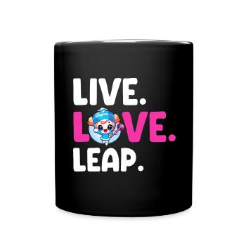 Stocktanz Design für Stabtänzerin - Tasse einfarbig - Schwarz - Vorne