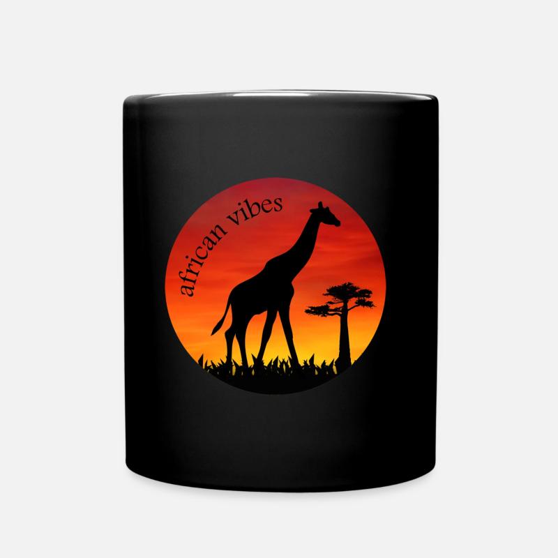 Girafe 1 - Mug uni - noir