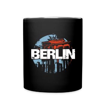Brandenburg Gate, Berlin, Germany - Full Colour Mug - black - Front