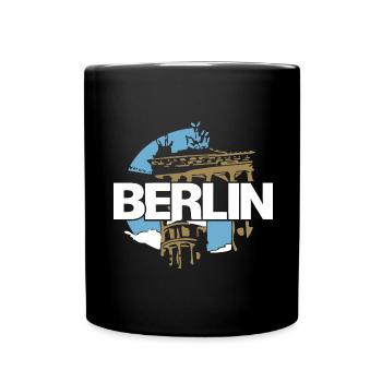 Brandenburg Gate, Berlin, Germany - Full Colour Mug - black - Front