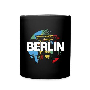 Brandenburg Gate, Berlin, Germany - Full Colour Mug - black - Front