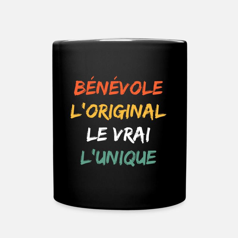 bénévole - Mug uni - noir