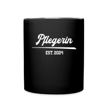 Pflegerin 2024 Beruf Pfleger Pflege Altenpflege 24 - Tasse einfarbig - Schwarz - Vorne