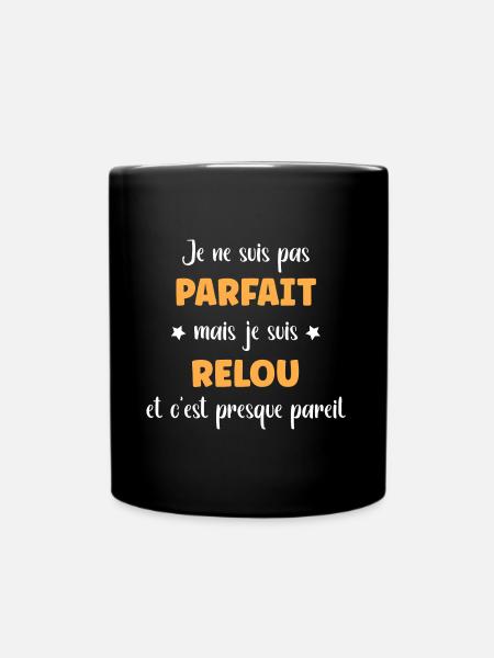 relou - Mug uni - noir