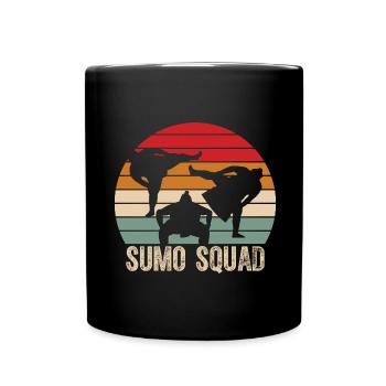 Escouade de sumo - Mug uni - noir - Devant