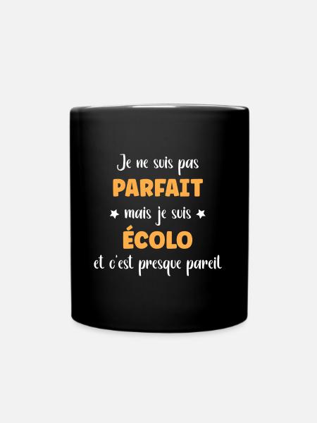 écolo - Mug uni - noir