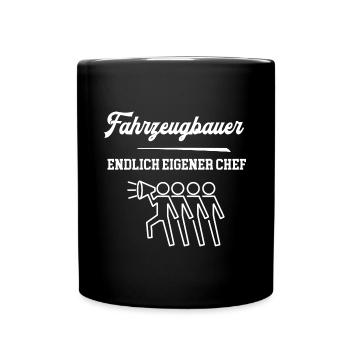 Fahrzeugbauer Chef Fahrzeugbau Karosseriebauer - Tasse einfarbig - Schwarz - Vorne