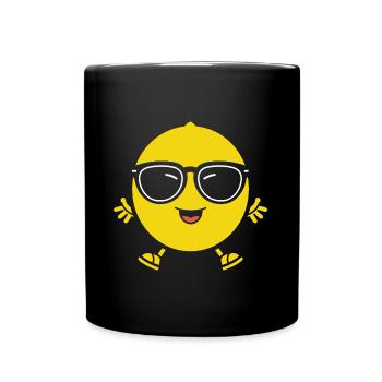 Lemon - Full Colour Mug - black - Front