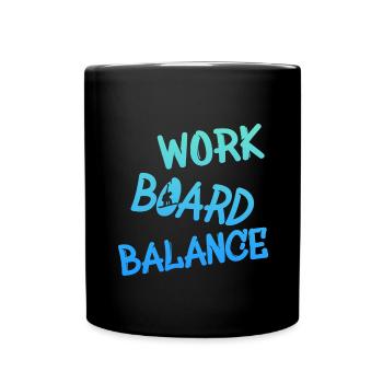 Snowboarder Snowboarding Snowboard - Tasse einfarbig - Schwarz - Vorne