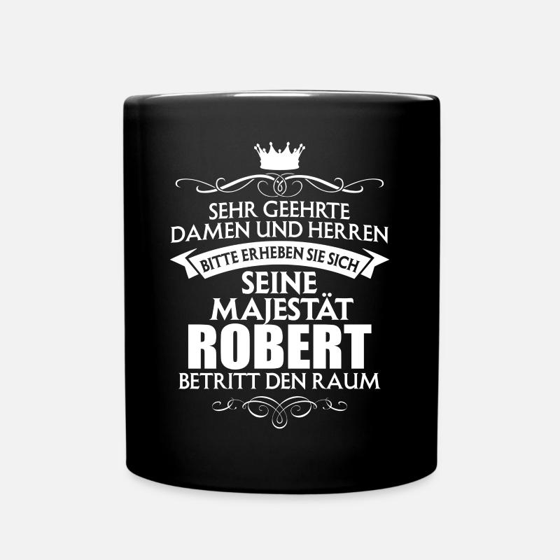 ROBERT - Majestät - Tasse einfarbig - Schwarz