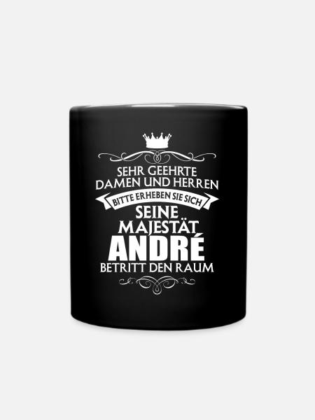 ANDRÉ - Majestät - Tasse einfarbig - Schwarz