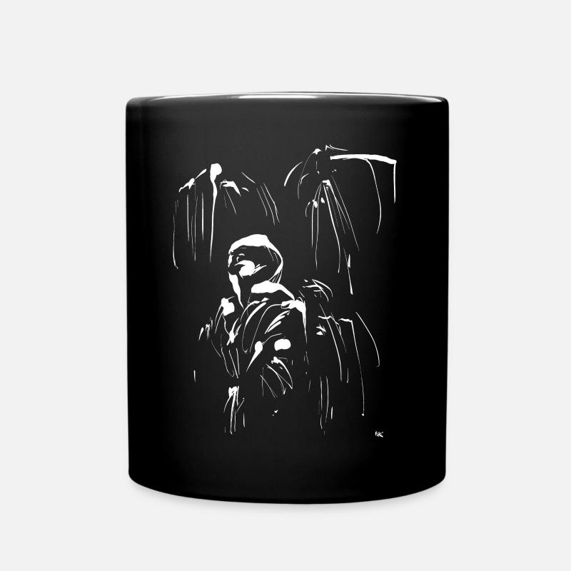 Figure manga / ninja minimale RÉSUMÉ - Mug uni - noir