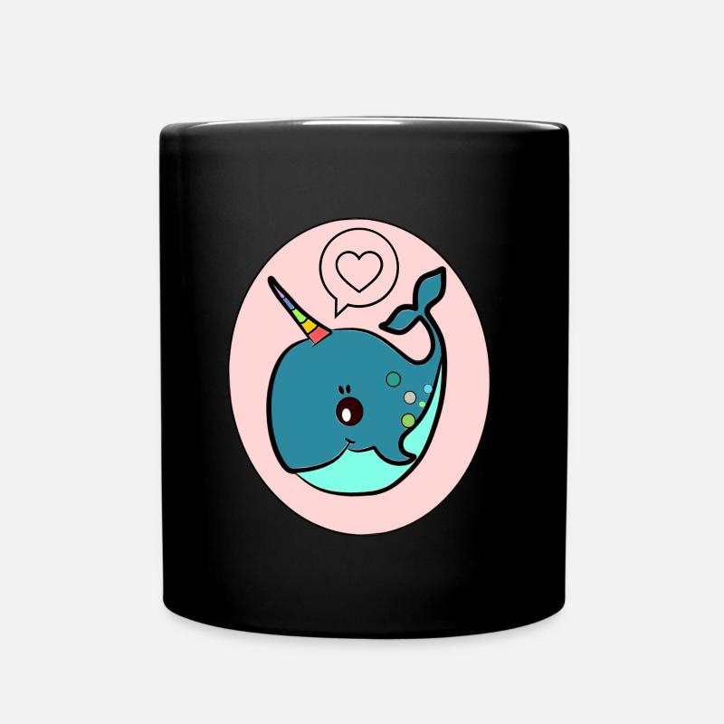 Les baleines sont excellentes - les baleines - Mug uni - noir