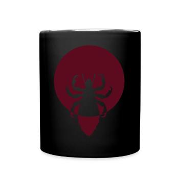 insect logo - Full Colour Mug - black - Front