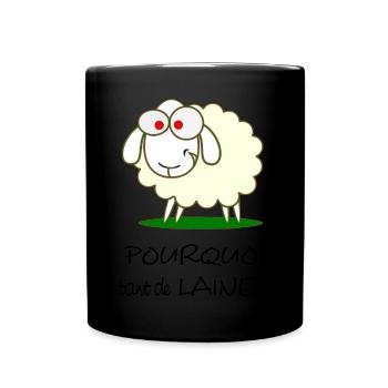 Hate versus peace and love - Full Colour Mug - black - Front