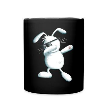 Dab Dance Bunny I Dabbing I Cadeau de Pâques - Mug uni - noir - Devant