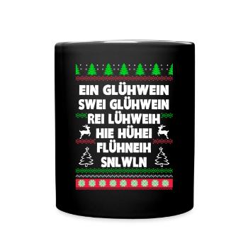 EIN GLÜHWEIN - Tasse einfarbig - Schwarz - Vorne