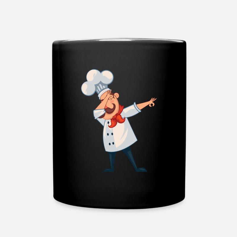 Le chef fait le cadeau de cuisine du chef cuisinier - Mug uni - noir