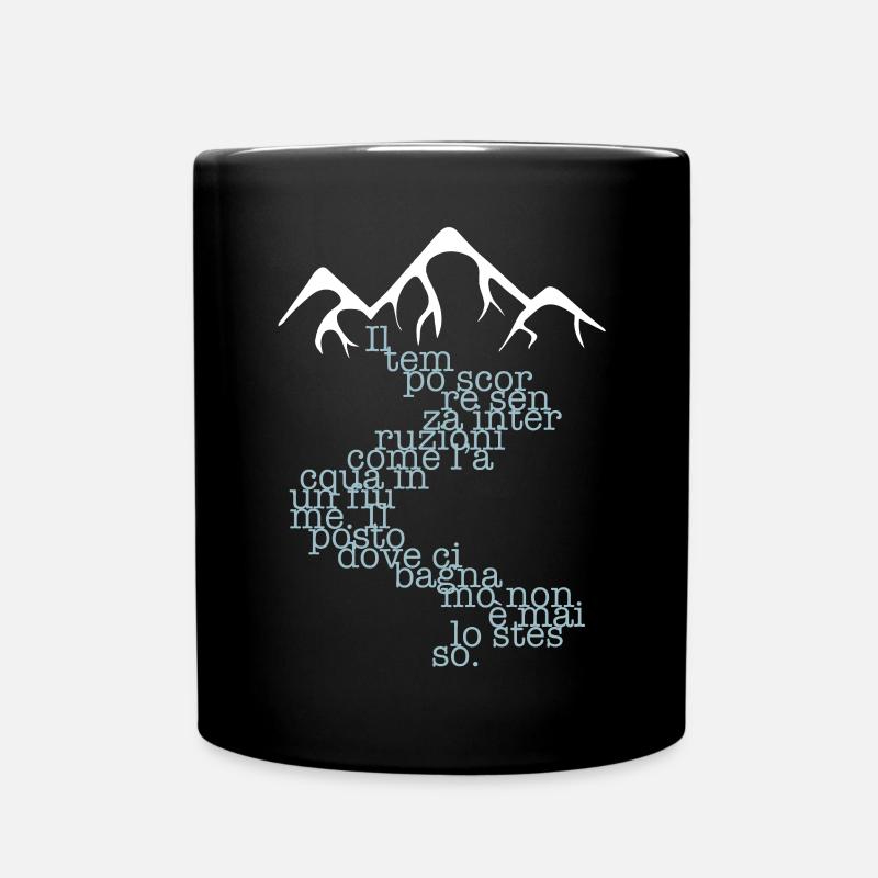 Tanz Tanz Tanz Zitat [ENG] - Murakami - Tasse einfarbig - Schwarz
