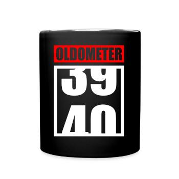 1979 40 Jahre 40. Geburtstag Party Geschenk - Tasse einfarbig - Schwarz - Vorne