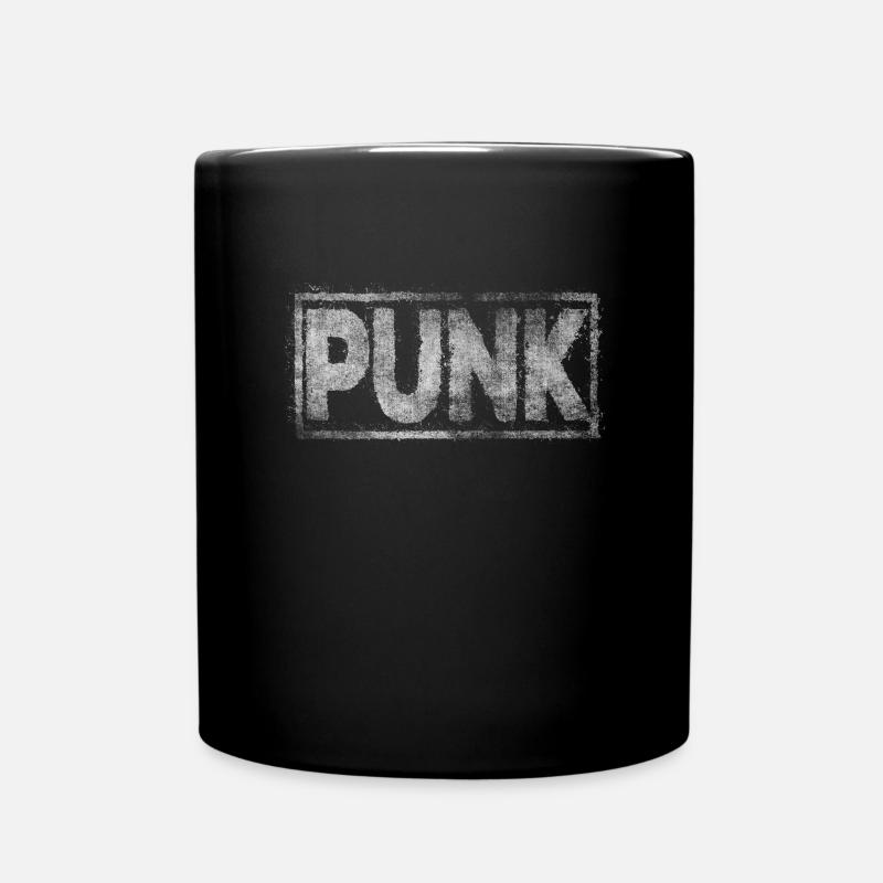 Punk - Tasse einfarbig - Schwarz