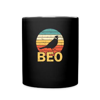 Beo, Mynah for bird lovers and gift - Full Colour Mug - black - Front