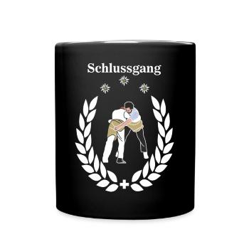 Lutte Final Course Chemise Lutte Roi - Mug uni - noir - Devant