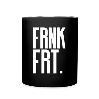 Frankfurt - Tasse einfarbig - Schwarz - Vorne