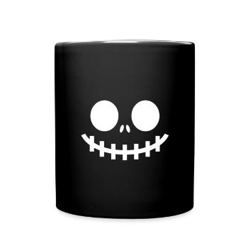 Halloween skull - Full Colour Mug - black - Front