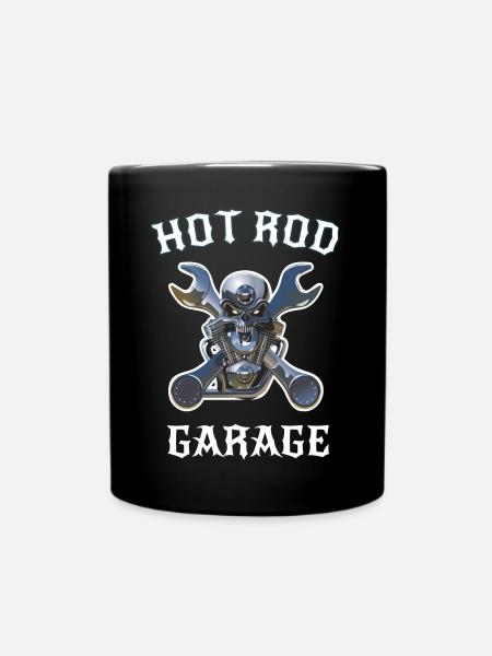 Hot Rod - Tasse einfarbig - Schwarz
